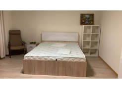 Шкаф четырехдверный Амальтея дуб сонома / белый глянец фото покупателя 4