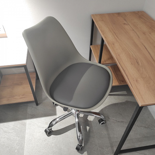 Компьютерное кресло Kolin с подушкой clear / white фото покупателя 444