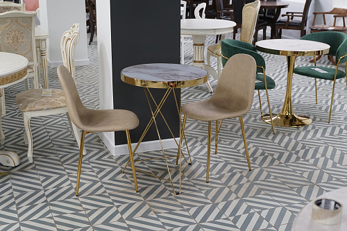 Стол Milena white / gold из шоурума 1