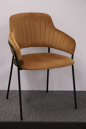 Стул на металлокаркасе Инклес темно-зеленый / черный глянец из шоурума 1