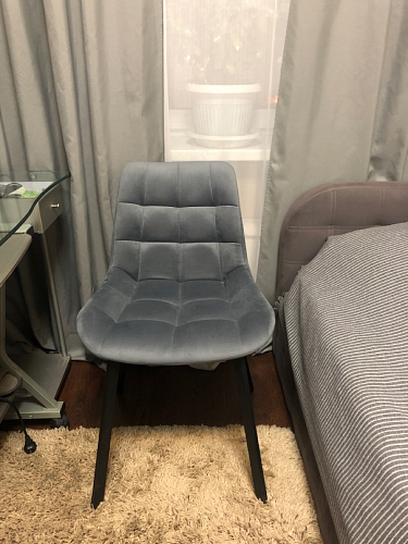 Стул на металлокаркасе Челси бежевый / белый каркас фото покупателя 72