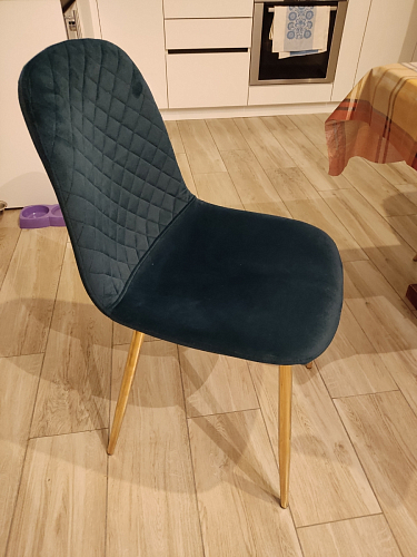 Стул на металлокаркасе Dabl 01 champagne / gold фото покупателя 23