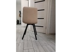 Стул на металлокаркасе Чилли синяя ткань / белый фото покупателя 281