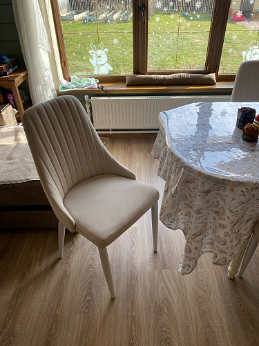 Стул на металлокаркасе Kora gray / black фото покупателя 468