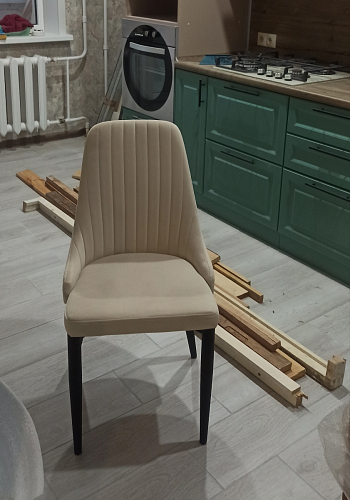 Стул на металлокаркасе Kora white / gray фото покупателя 136