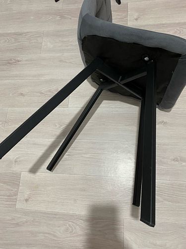 Комплект стульев Чилли 4 шт бежевый / черный фото покупателя 175