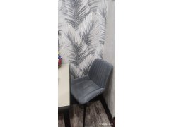 Стул на металлокаркасе Седа К крутящийся светло-серый  / белый фото покупателя 90