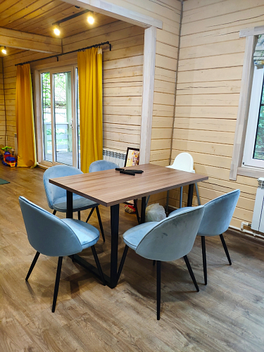 Стул на металлокаркасе Dodo blue фото покупателя 5