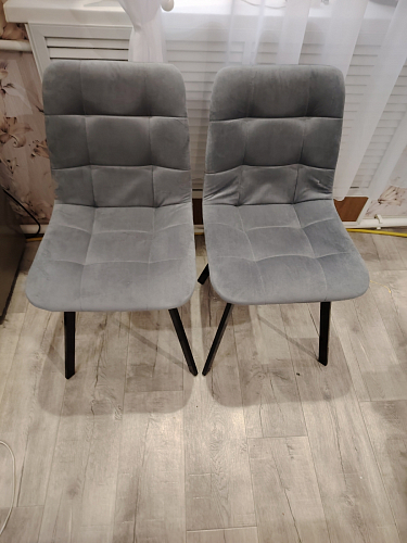 Стул на металлокаркасе Чилли К кирпичный / черный фото покупателя 516