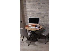 Стул на металлокаркасе Чилли горчичный / белый фото покупателя 481