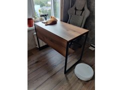 Письменный стол Клер Лофт черный матовый / бетон фото покупателя 53