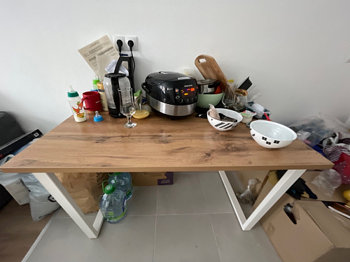 Деревянный стол Лота Лофт 120x75 дуб крафт табачный / черный матовый фото покупателя 925