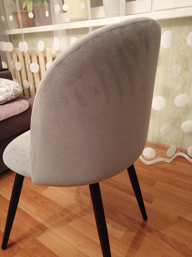 Стул на металлокаркасе Gabi latte / gold / black фото покупателя 836