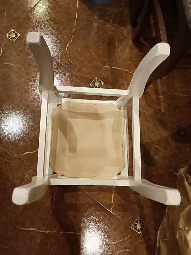 Табурет Хаконэ молочный / ромб фото покупателя 3