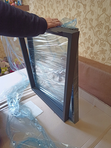 Стол раскладной Лота Лофт 120 25 мм юта / черный матовый фото покупателя 918