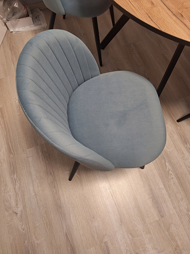 Стул на металлокаркасе Gabi gray / black фото покупателя 628