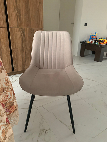 Стул на металлокаркасе Седа К кирпичный / черный фото покупателя 275