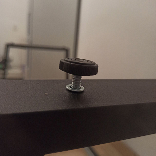 Стол Лота Лофт 120 32 мм бетон / черный матовый фото покупателя 488