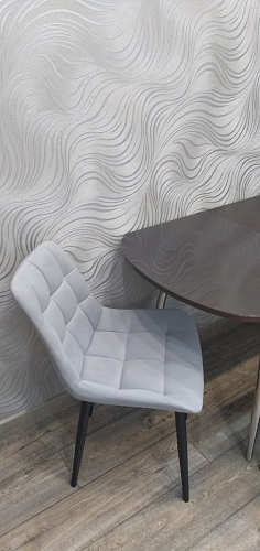 Стул на металлокаркасе Челси К крутящийся бирюзовый / черный фото покупателя 106