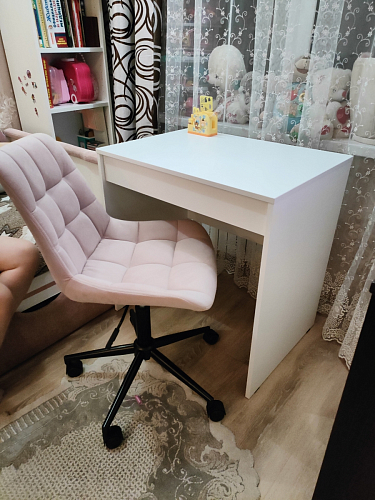 Компьютерное кресло Честер темно-серый / золото  - Уцененный экземпляр фото покупателя 51