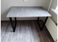 Стол Лота Лофт 140 25 мм юта / белый матовый фото покупателя 164