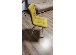 Стул на металлокаркасе Чилли горчичный / белый фото покупателя 202
