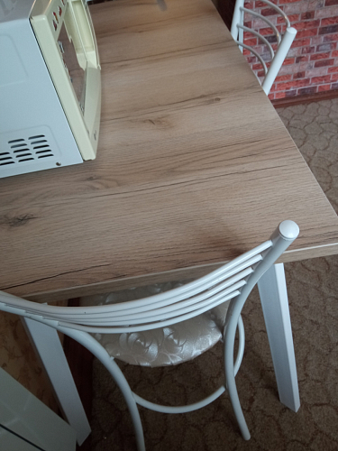 Стол Тринити Лофт 120 25 мм черный матовый / юта фото покупателя 142