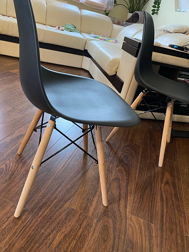 Пластиковый стул Eames PC-015 желтый фото покупателя 338