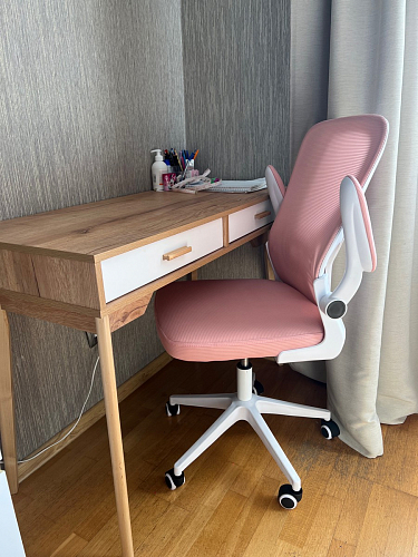 Компьютерное кресло Konfi gray / blue / white фото покупателя 77