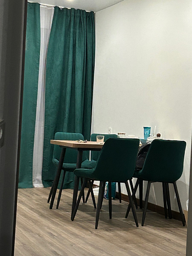 Стул на металлокаркасе Седа К коричневый velvet lux 100 / черный фото покупателя 155