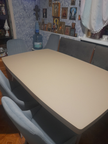 Стул на металлокаркасе Kora green / black фото покупателя 439