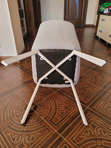 Стул на металлокаркасе Челси К бирюзовый / черный фото покупателя 217