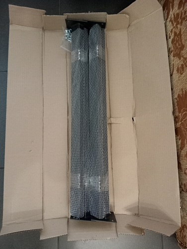 Стол Тринити Лофт 120 32 мм бетон / черный матовый фото покупателя 7