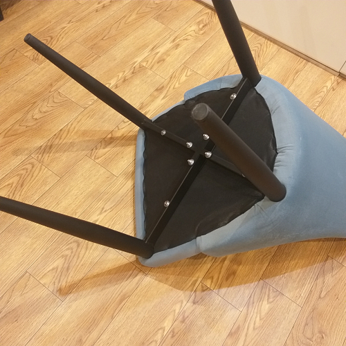 Стул на металлокаркасе Kora beige / black фото покупателя 164