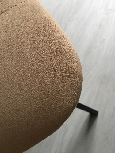 Стул на металлокаркасе Чилли синяя ткань / белый фото покупателя 1058