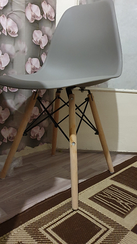 Пластиковый стул Eames PC-015 серый фото покупателя 278