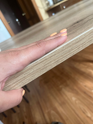 Стол Тринити Лофт 120 32 мм бетон / черный матовый фото покупателя 547