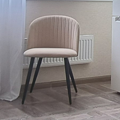 Стул на металлокаркасе Gabi gray / black фото покупателя 376