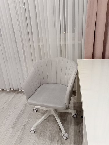 Компьютерное кресло Тибо confetti chocolate / белый фото покупателя 210