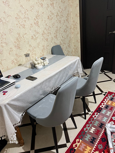 Стул на металлокаркасе Kora black / gray фото покупателя 375