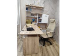 Стол компьютерный Джаз-15 белый правый фото покупателя 92