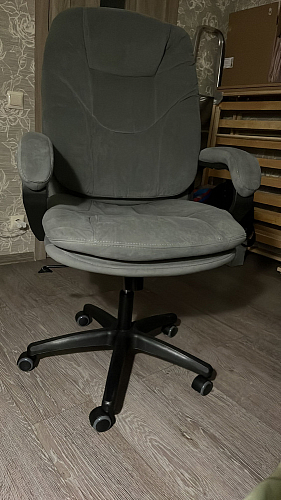 Компьютерное кресло Comfort lux серый фото покупателя 35