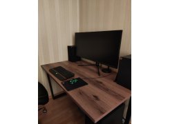 Стол Лота Лофт 140 25 мм черный матовый / бетон фото покупателя 797