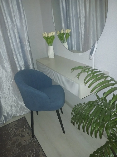 Стул на металлокаркасе Бэнбу velutto 49 / черный фото покупателя 23