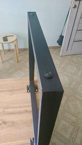 Деревянный стол Лота Лофт 120x75 дуб крафт табачный / черный матовый фото покупателя 187