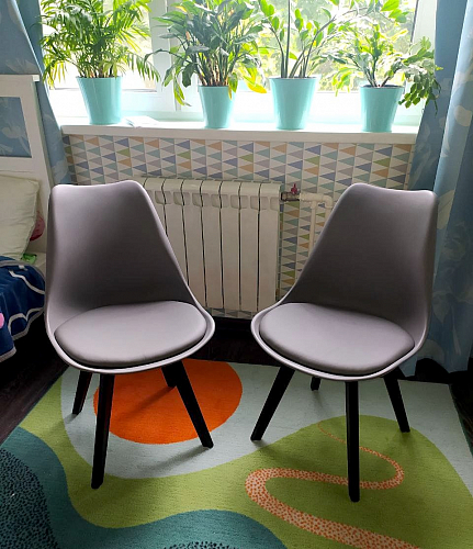 Деревянный стул Bonuss green / grey фото покупателя 79