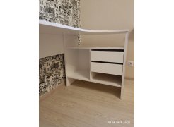 Письменный стол СПм-25 левый белый  - Уцененный экземпляр фото покупателя 23