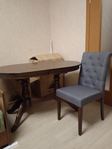 Стул Amelia white / fabric cream фото покупателя 12