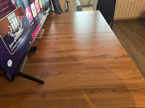 Деревянный стол Лота Лофт 140х80 дуб крафт табачный / черный матовый фото покупателя 746