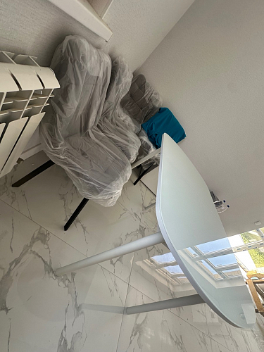 Стул на металлокаркасе Чилли К темно-серый (velutto 32) / черный фото покупателя 511